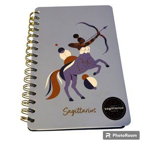 Be Rooted Zodiac SAGITARIOUS Spiral Bound College Ruled Hard Cover Journal